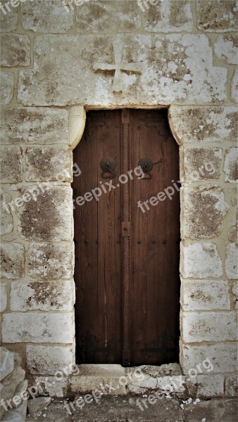 Door Wooden Entrance Old Architecture