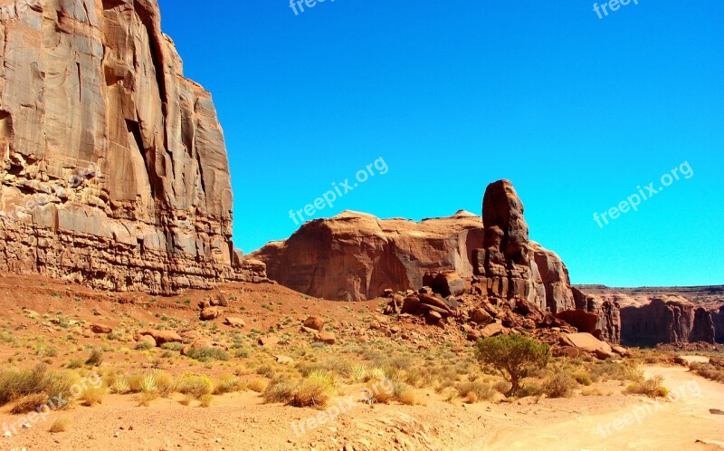 Usa Monument Valley National Park Desert Immensity