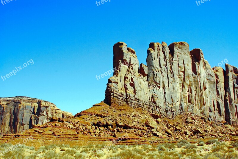 Usa Monument Valley National Park Desert Immensity