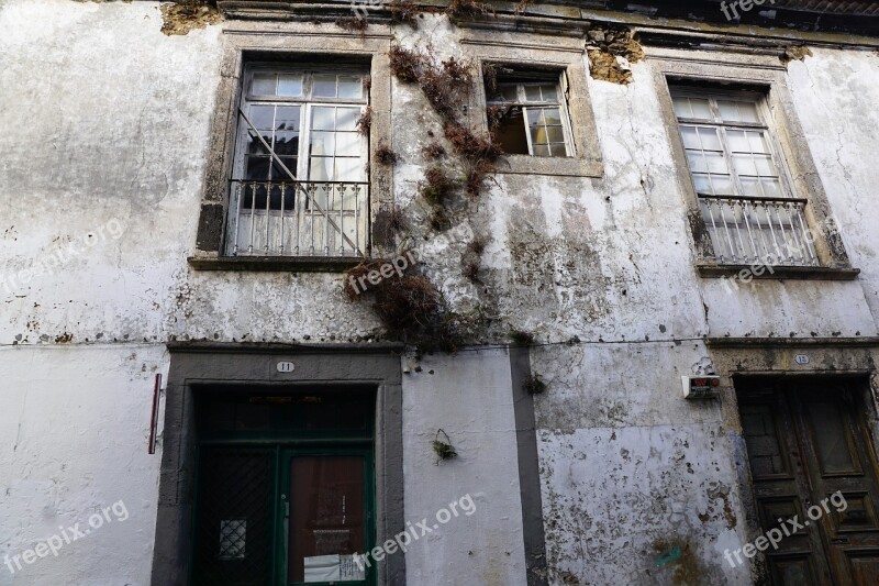 Ponta Delgada Portugal Azores Island Facade