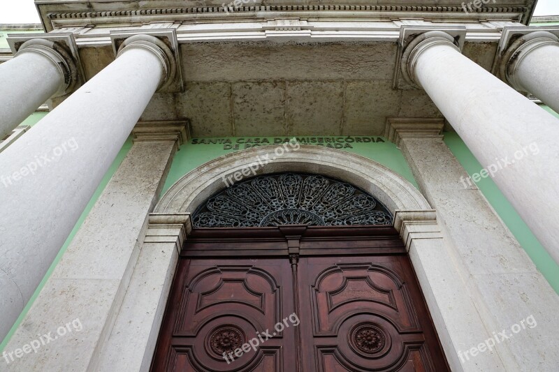 Ponta Delgada Portugal Azores Island Facade