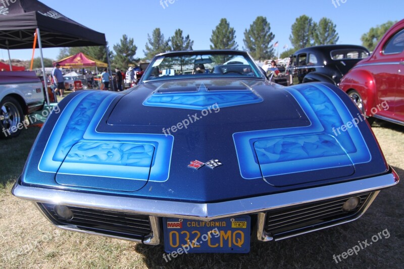 Corvette Muscle Car Automobile Vette Horsepower