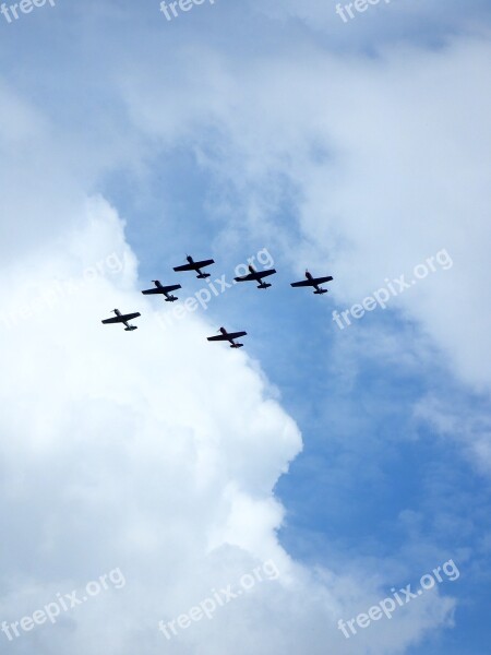 Air Show Sky Farnborough Free Photos