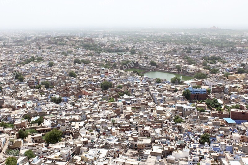 Rajasthan Blue Village India Heritage City