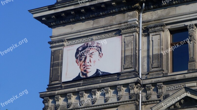 Dresden Saxony Building Albertinum Painting