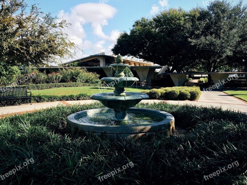 Fountain Water Garden Feature Free Photos