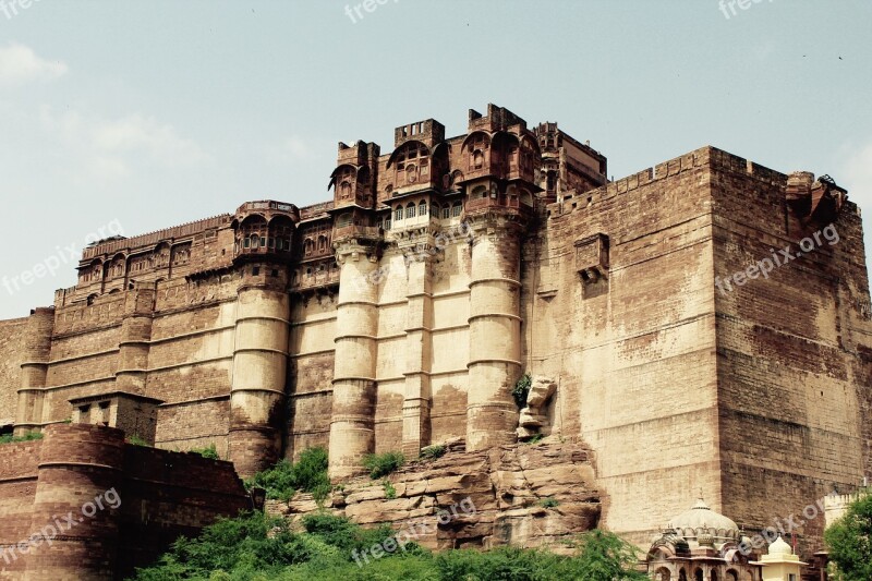 Fortress Rajasthan Palace India Heritage