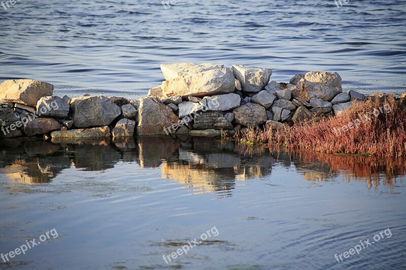 Water Blue Nature Reflections Blue Water