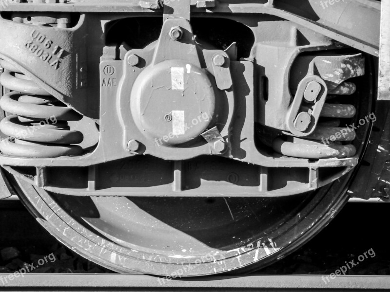 Rail Wheel Train Transport Metal