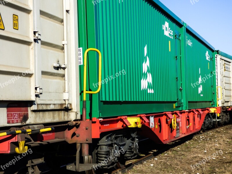 Rail Train Container Transport Mav