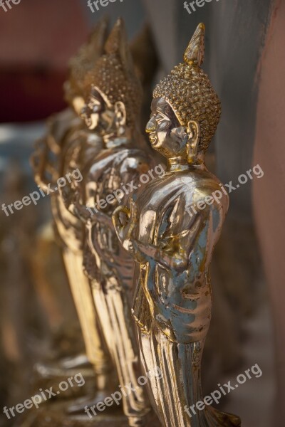 Buddha Buddhism Golden Statue Religion