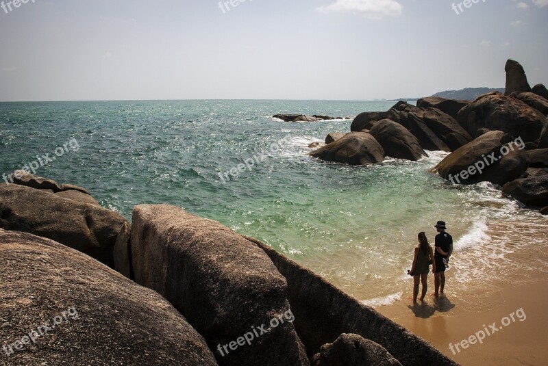 Samui Thailand Sea Ocean Love