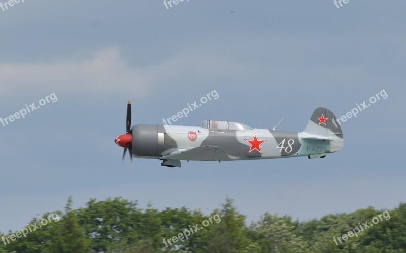 Airplane Fighter Aircraft Yakolev Yak-3u World War Ii