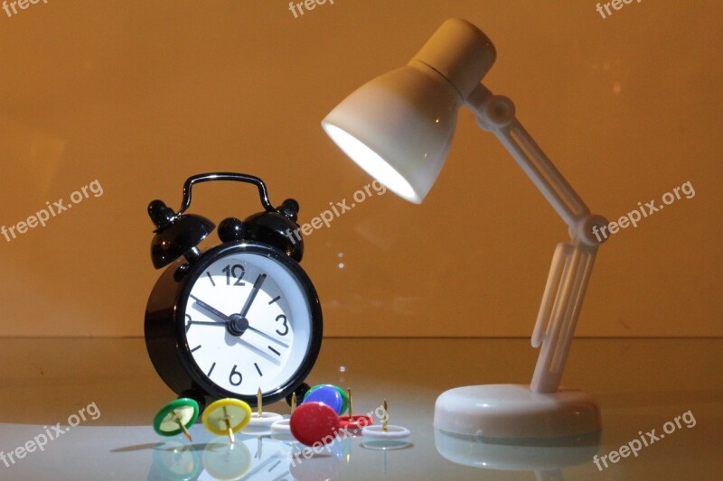 Clock Lamp Mini Button Free Photos