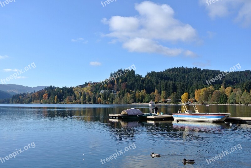 Titisee Black Forest Germany Lake Boat