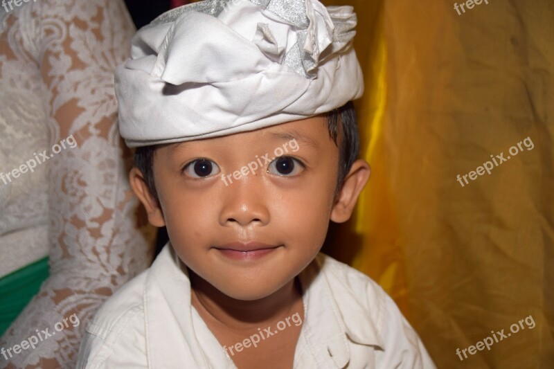 Bali Indonesia Travel Boy Child