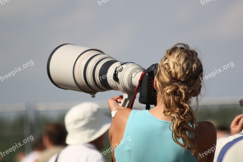 Photography Telephoto Lens Camera Photographer Free Photos