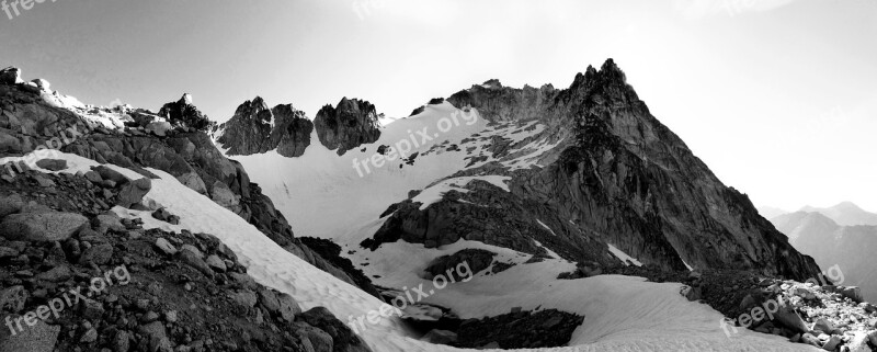 Mountain Peak Landscape Enchantments Aasgard Pass