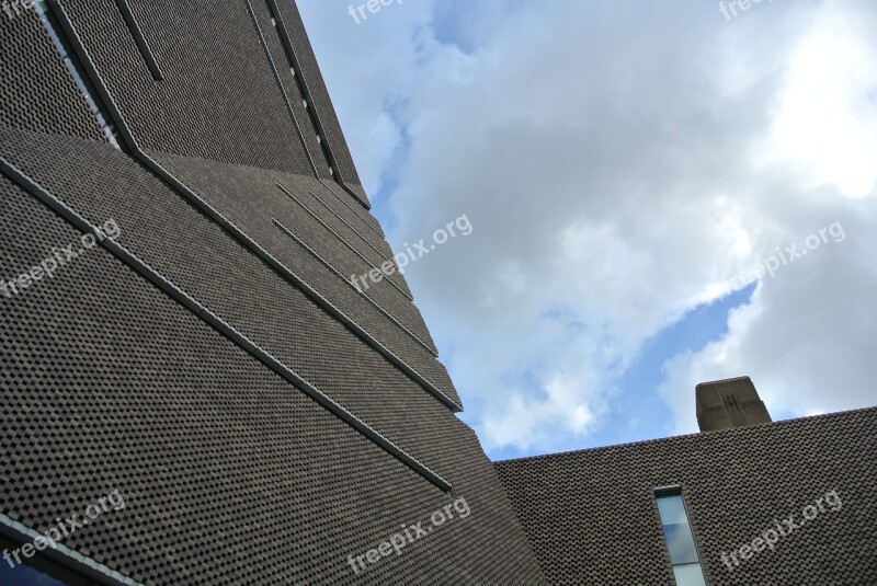 Tate Modern Brick Windows Facade