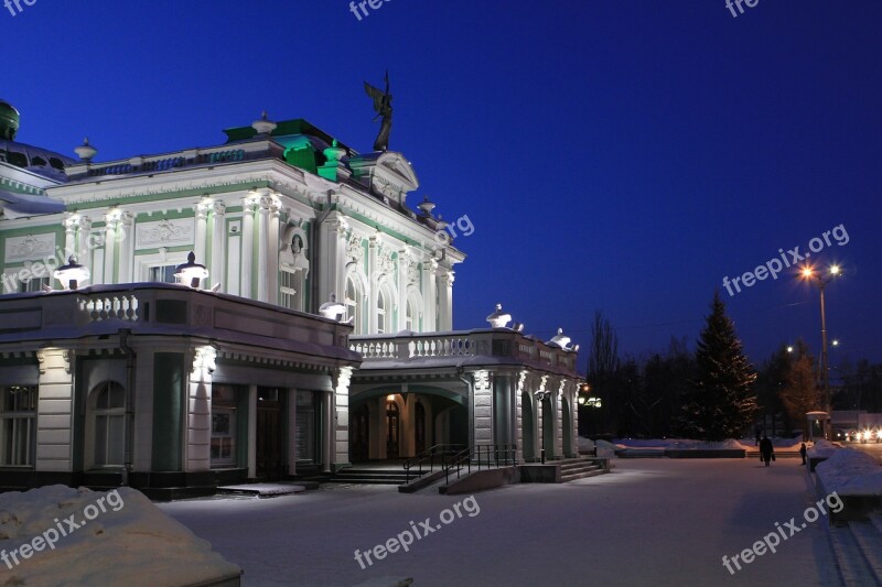 Russia Siberia Western Siberia Winter Architecture