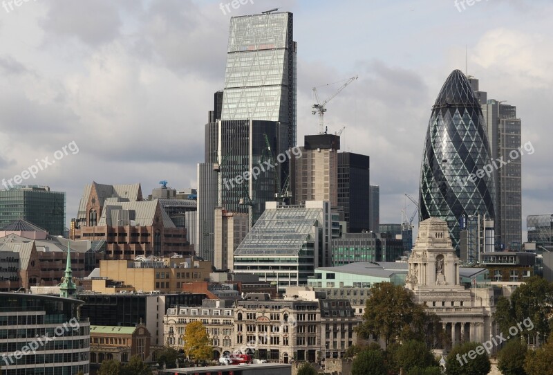 London City Cucumber England Architecture