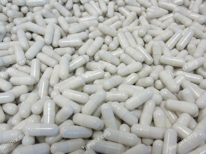 Encapsulate Pills Vitamins Health Nutrient Additives