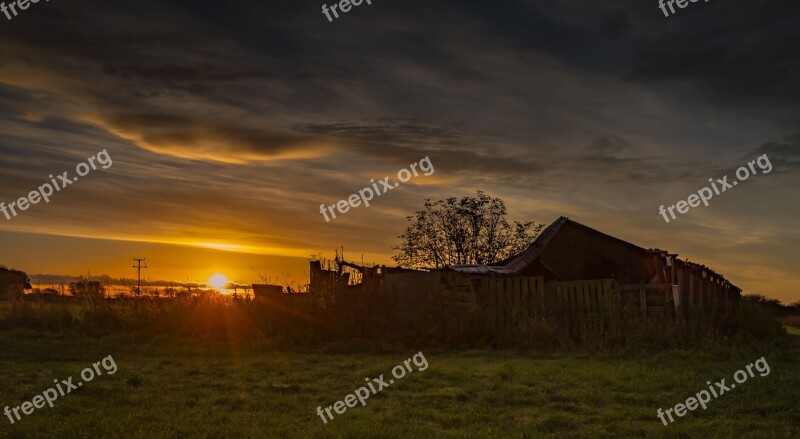 Sunrise Old Barn C Barn Farm