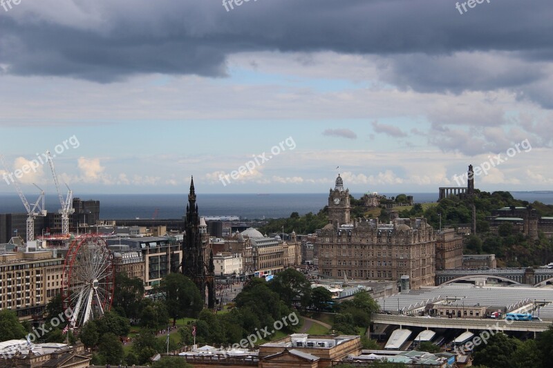 Edinburgh City Scotland Uk Scottish