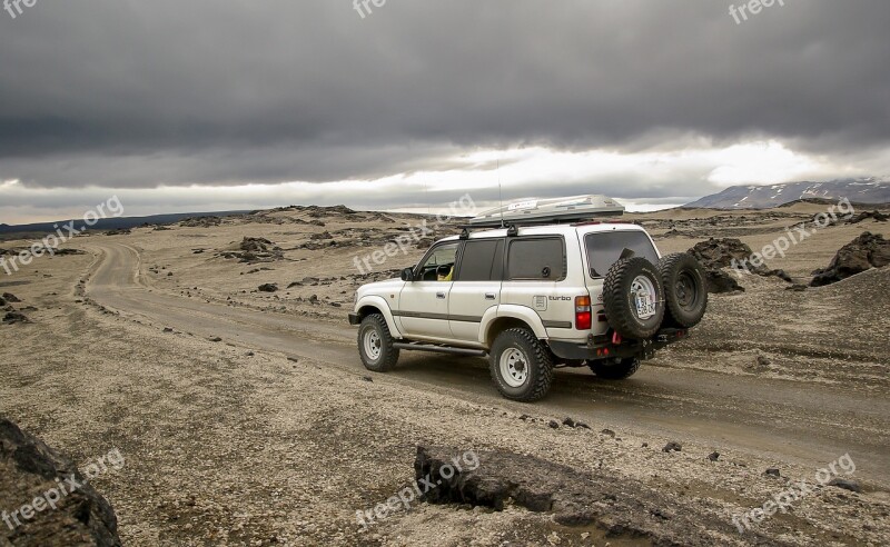 Iceland Askja Desert Volcanism Lava