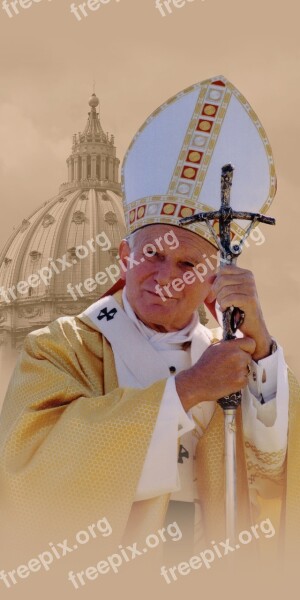 Jan Pawel Ii Pope Holy Vatican Rome