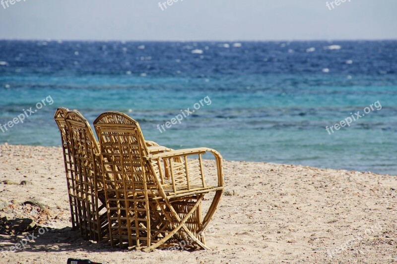 Wicker Furniture Hand Labor Seat Chair Beach