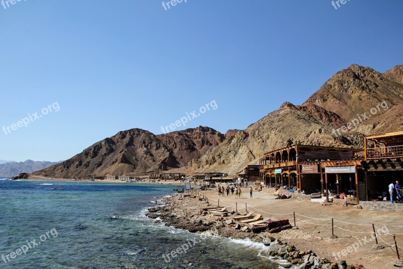 Dahab Blue Hole Beach Egypt Sky