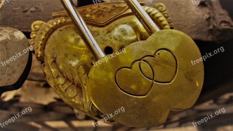 Love Padlock Romance Forever Lock