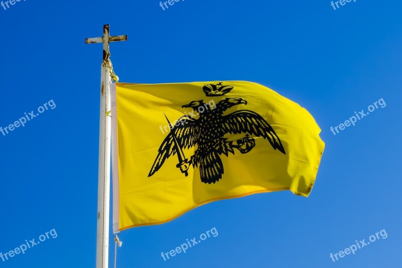 Byzantium Empire Flag Emblem Symbol