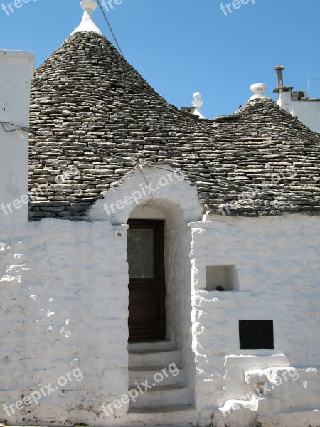 Italy Puglia Alberobello Trulli Free Photos