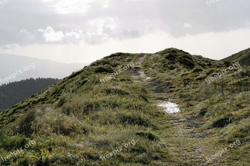 Azores Portugal Nature Sky Green