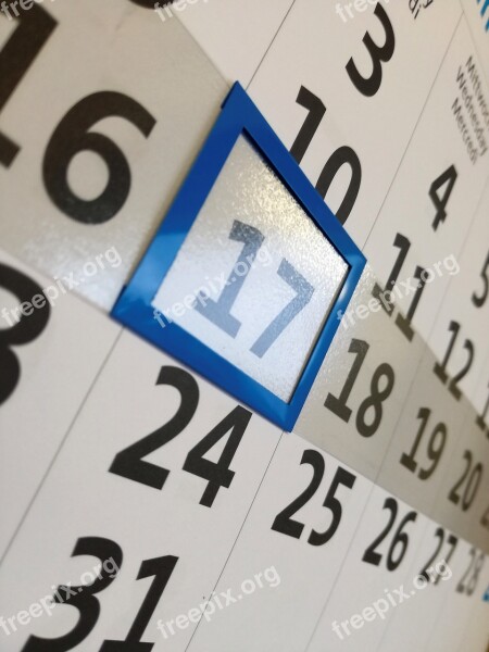 Calendar Date Time Year Office