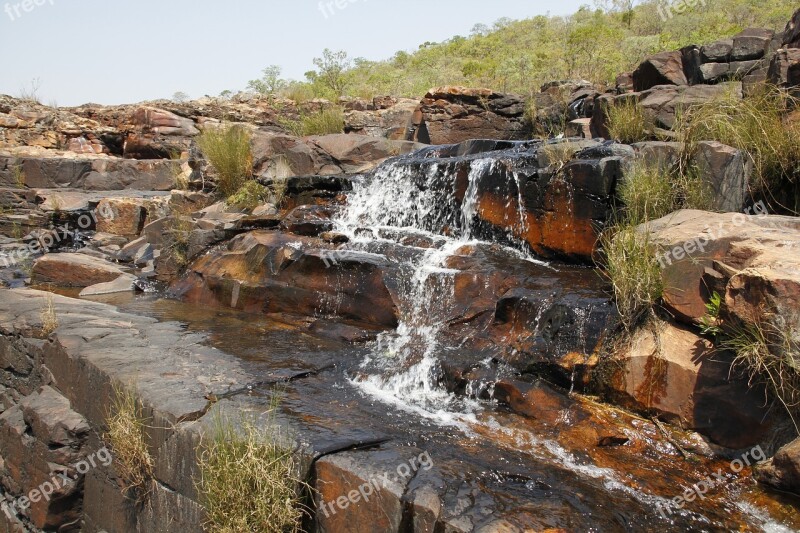 Waterfall High-paradise Landscape Cascade Nature