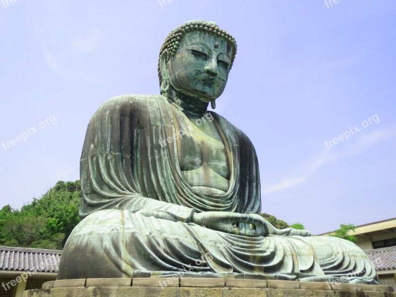 Kamakura Big Buddha Kotoku Great Buddha Of Kamakura Buddha