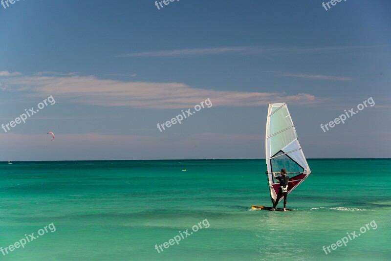 Fuerteventura Sails Ocean Sailing Free Photos