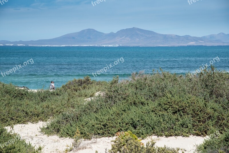 Fuerteventura Landscape Ocean Free Photos