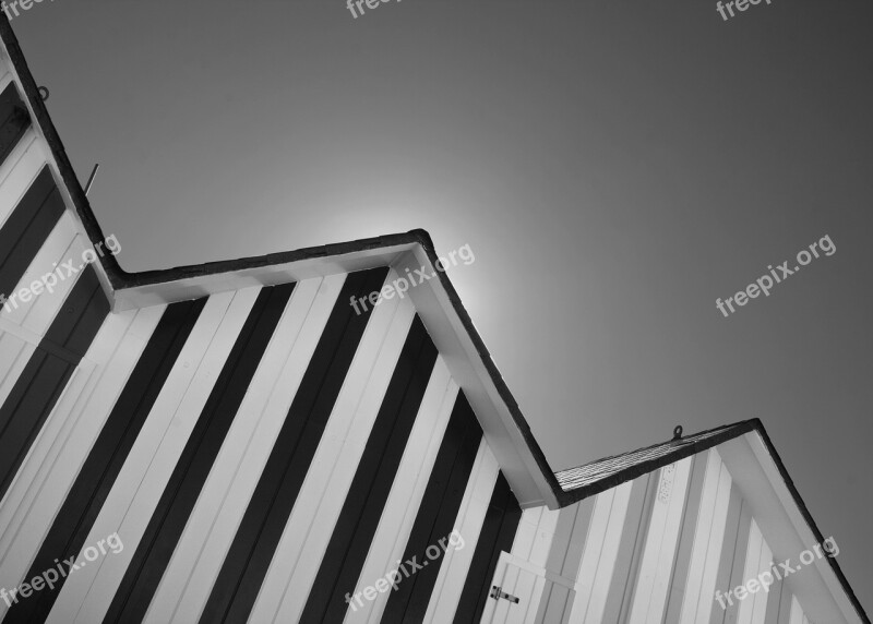 Roofs Vertical Sun Light Black