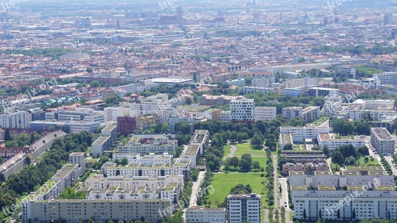 Munich Bayern Bavaria City Panorama