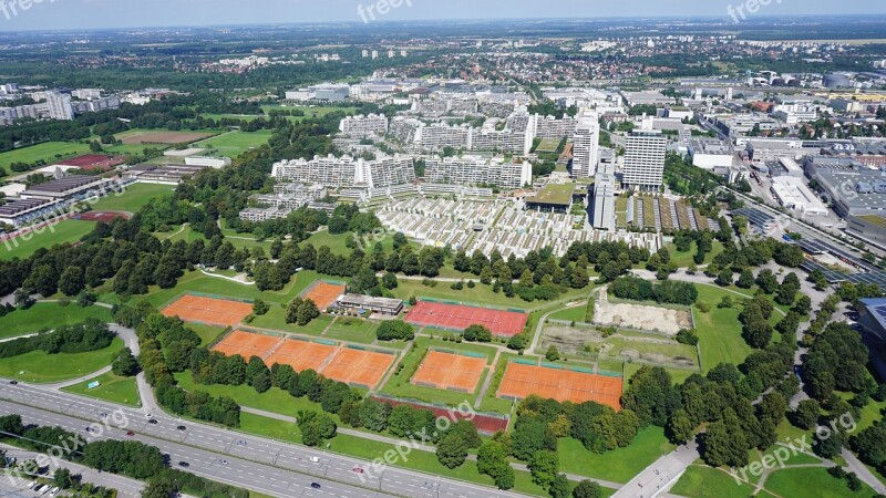 Munich Bayern Bavaria City Panorama