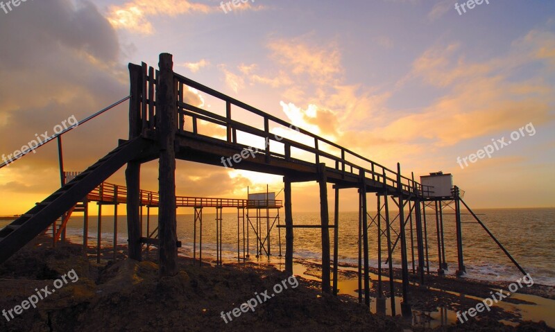 Sunset Cloud Sky Clouds Sea