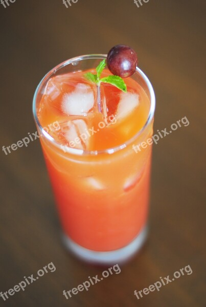 Cold Drink Juice Orange Summer Refreshment