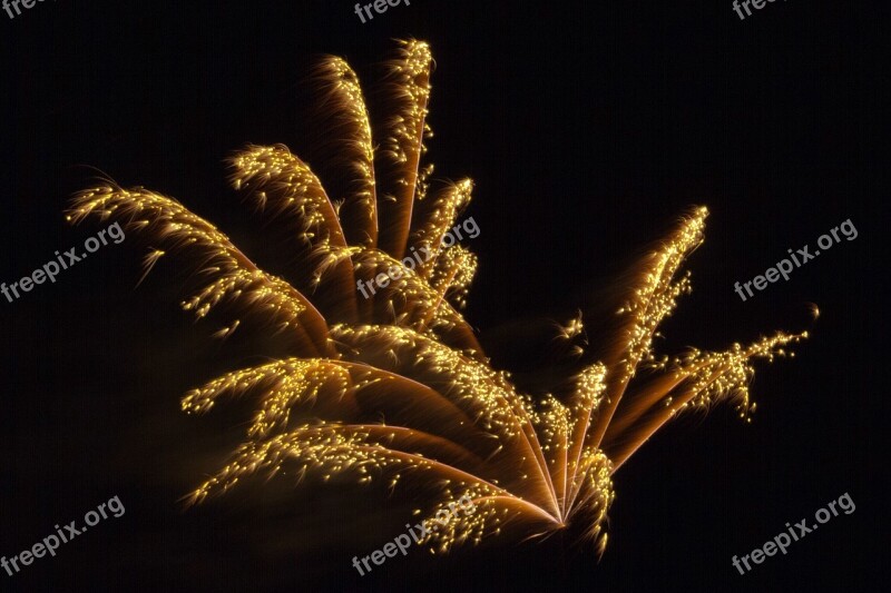 Fireworks New Year's Eve Night Pyrotechnics Sylvester