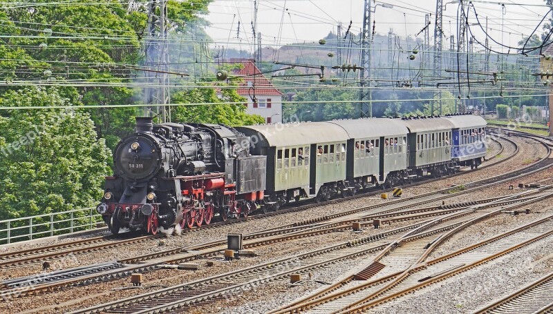 Museum Train Steam Locomotive Plan Steam Event Palatinate