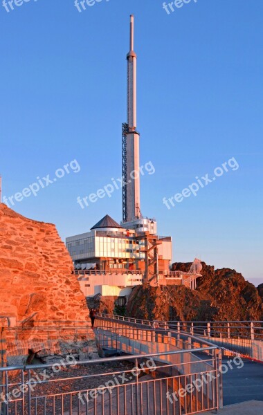 South Peak Antenna Observatory High Mountain Pyrenees