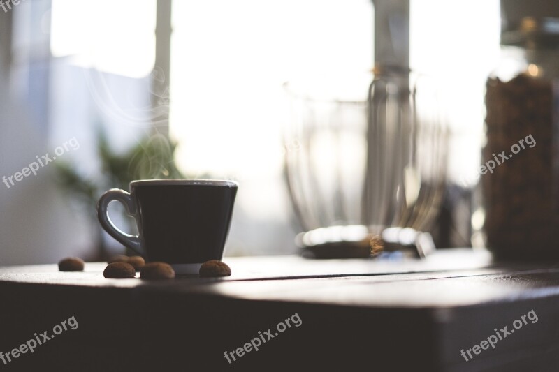 Coffee Cup Table Morning Cup Of Coffee